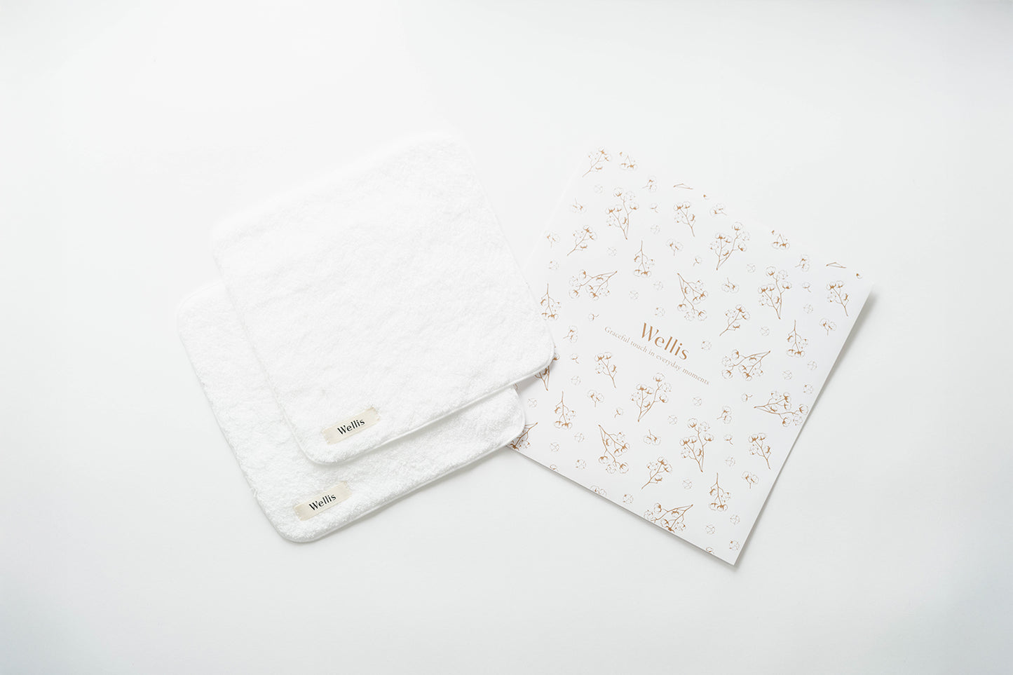 Wellis Sustainable cotton Towel handkerchief 2-pieces Gift