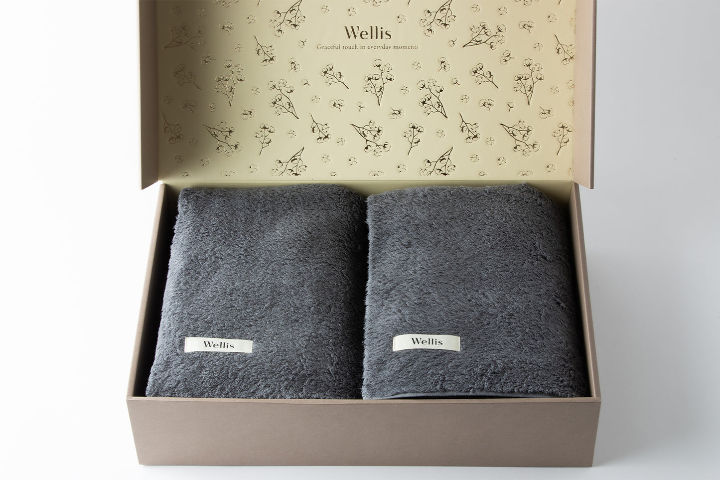 Wellis Premium organic Blanket 2-pieces Gift