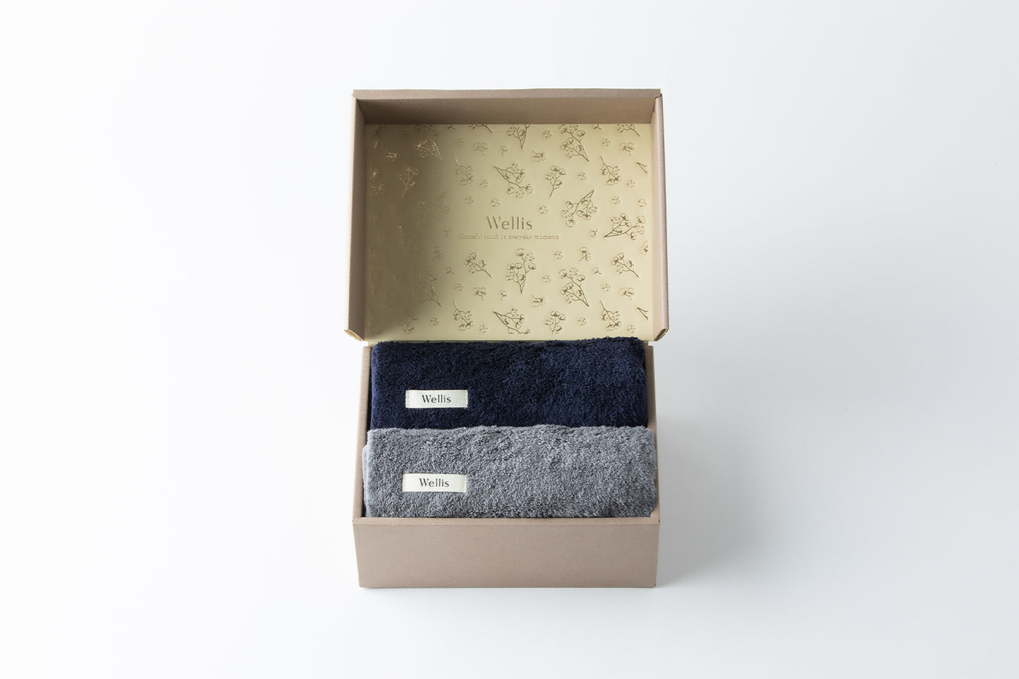 Wellis Sustainable cotton Face towel 2-pieces Gift