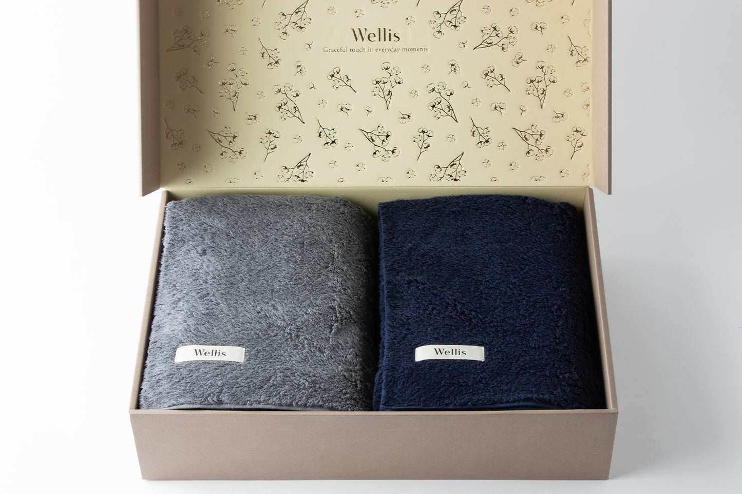 Wellis Premium organic Blanket 2-pieces Gift