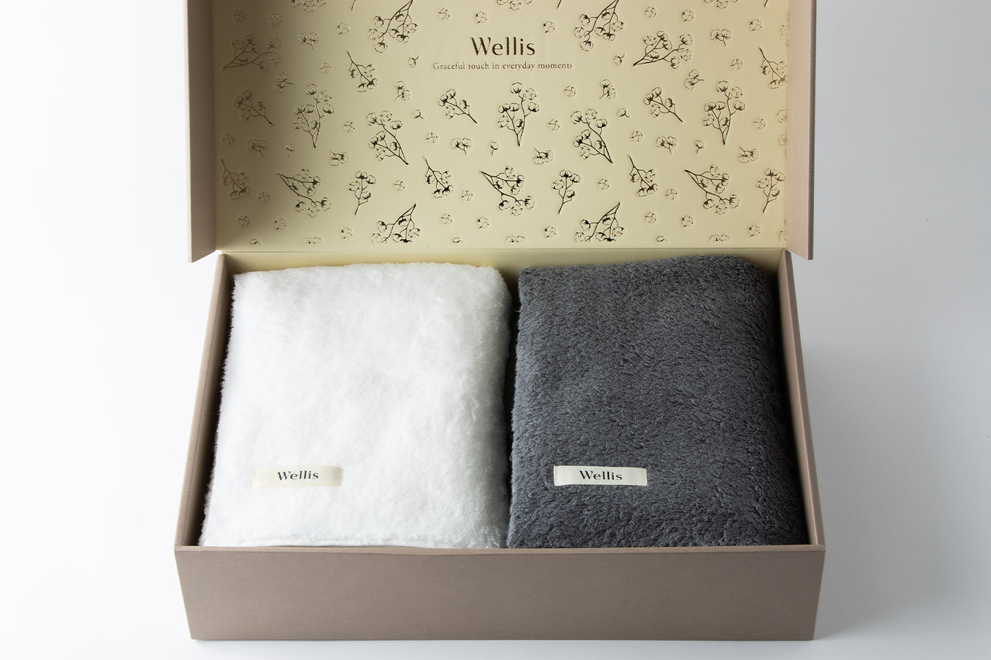 Wellis Premium organic Blanket 2-pieces Gift
