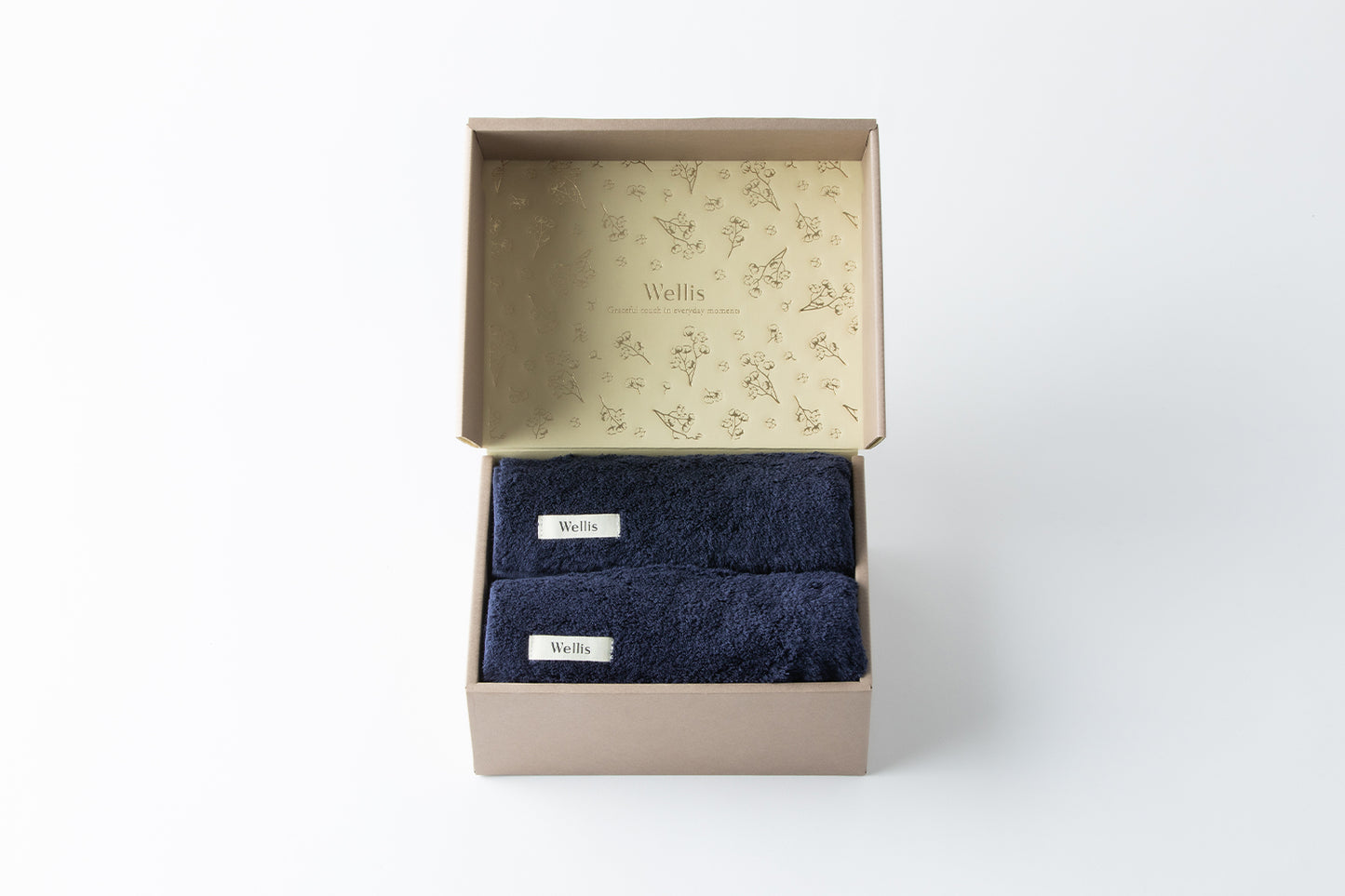 Wellis Sustainable cotton Face towel 2-pieces Gift