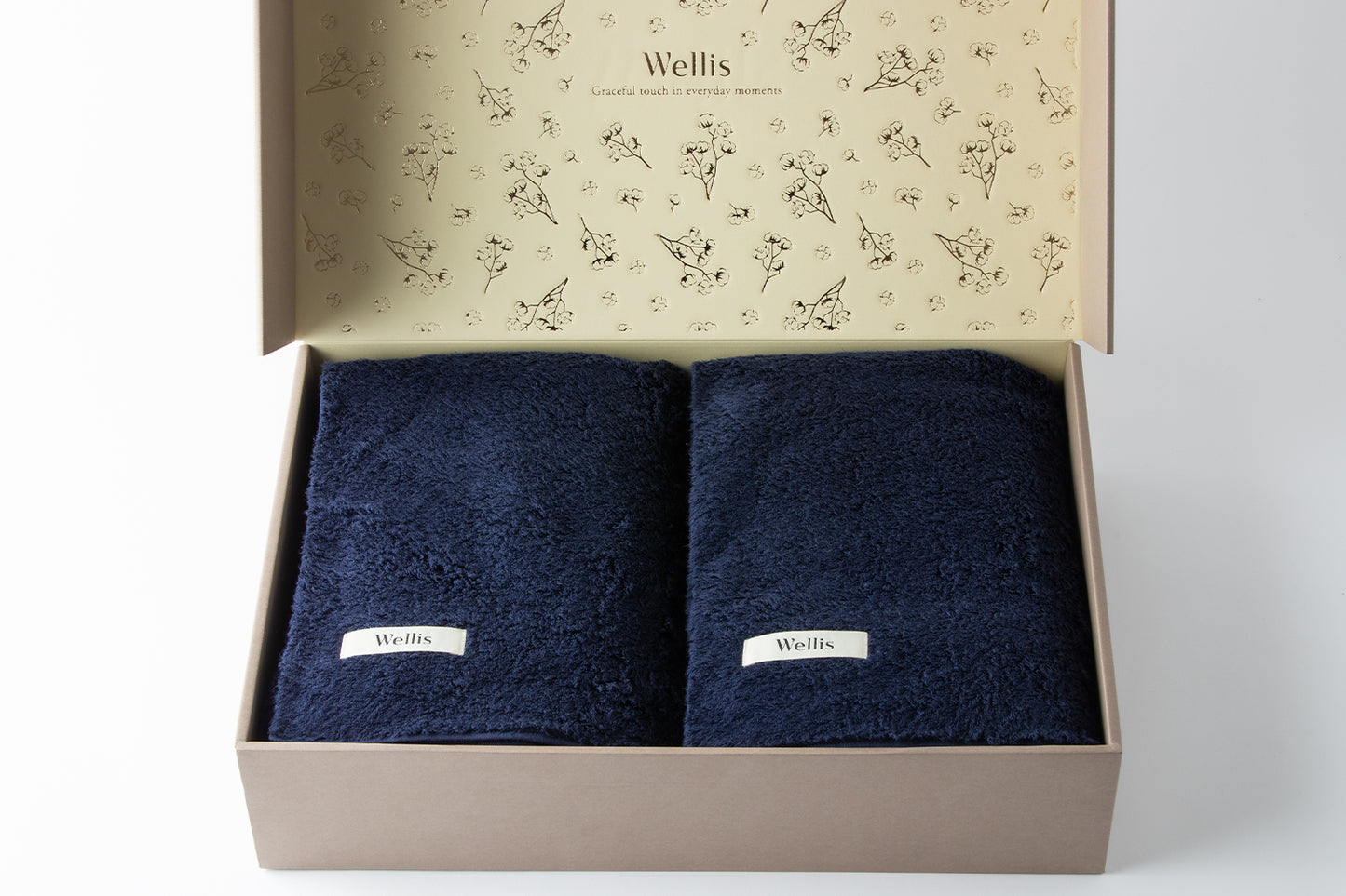 Wellis Premium organic Blanket 2-pieces Gift