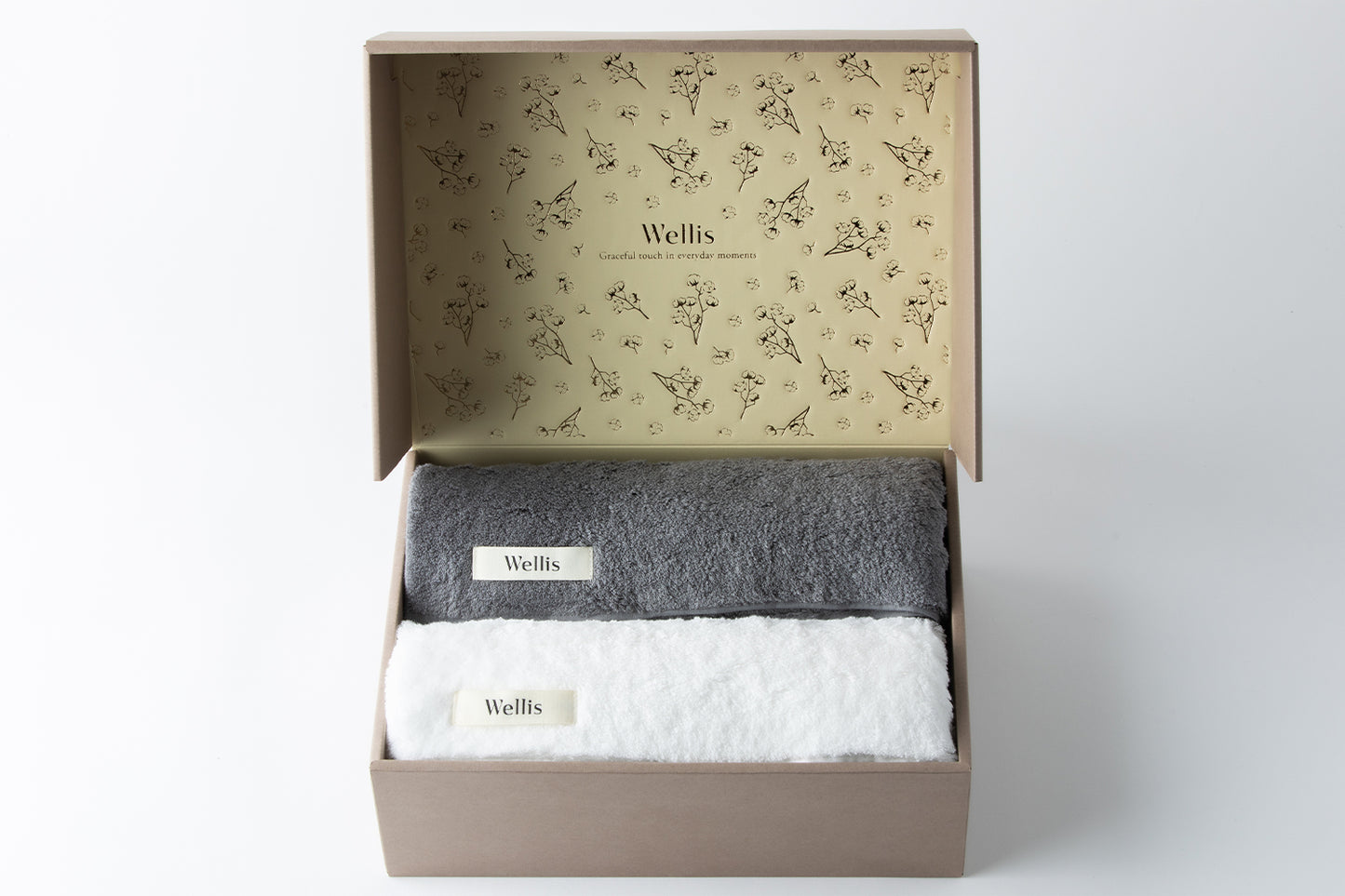 Wellis Sustainable cotton Bath Towel 2-pieces Gift