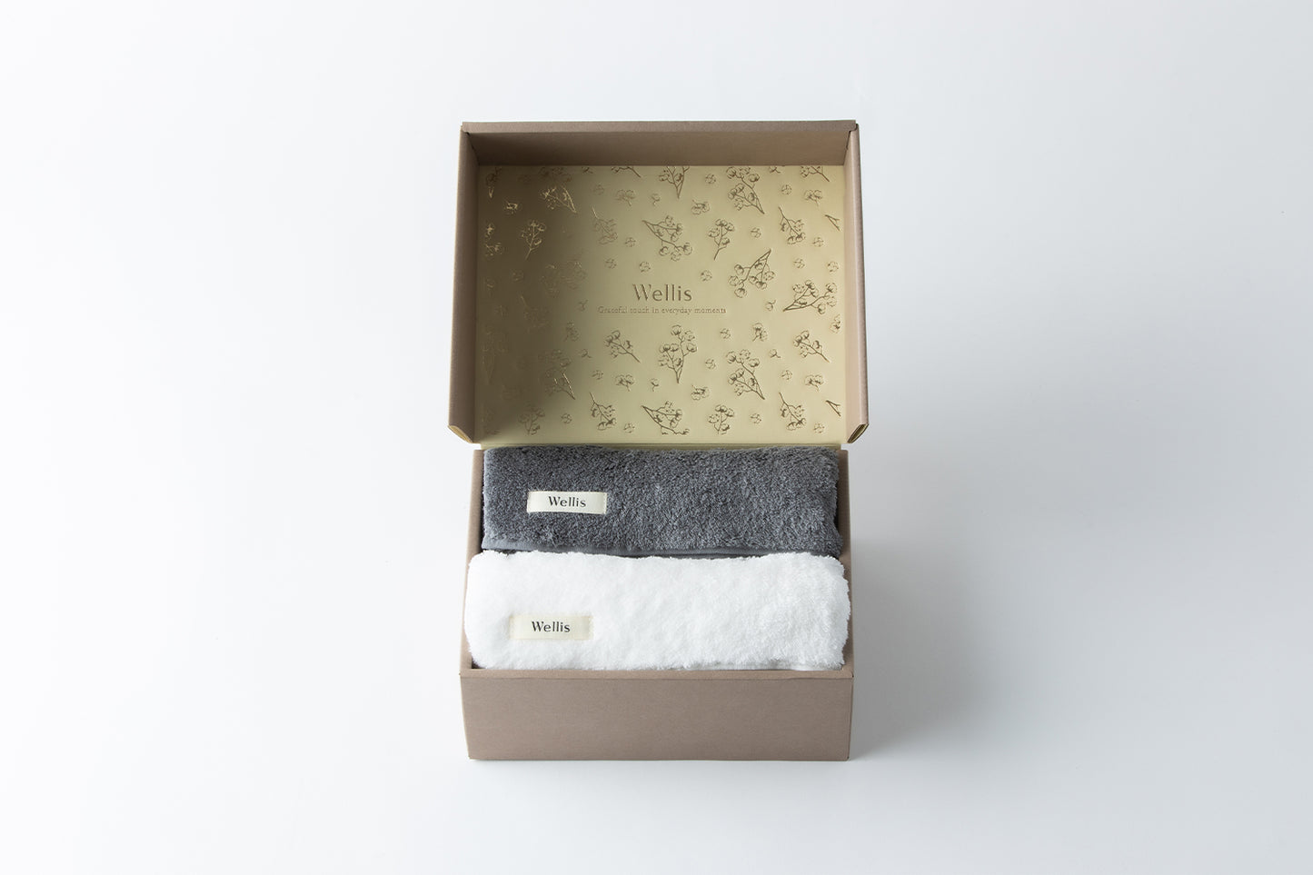 Wellis Sustainable cotton Face towel 2-pieces Gift