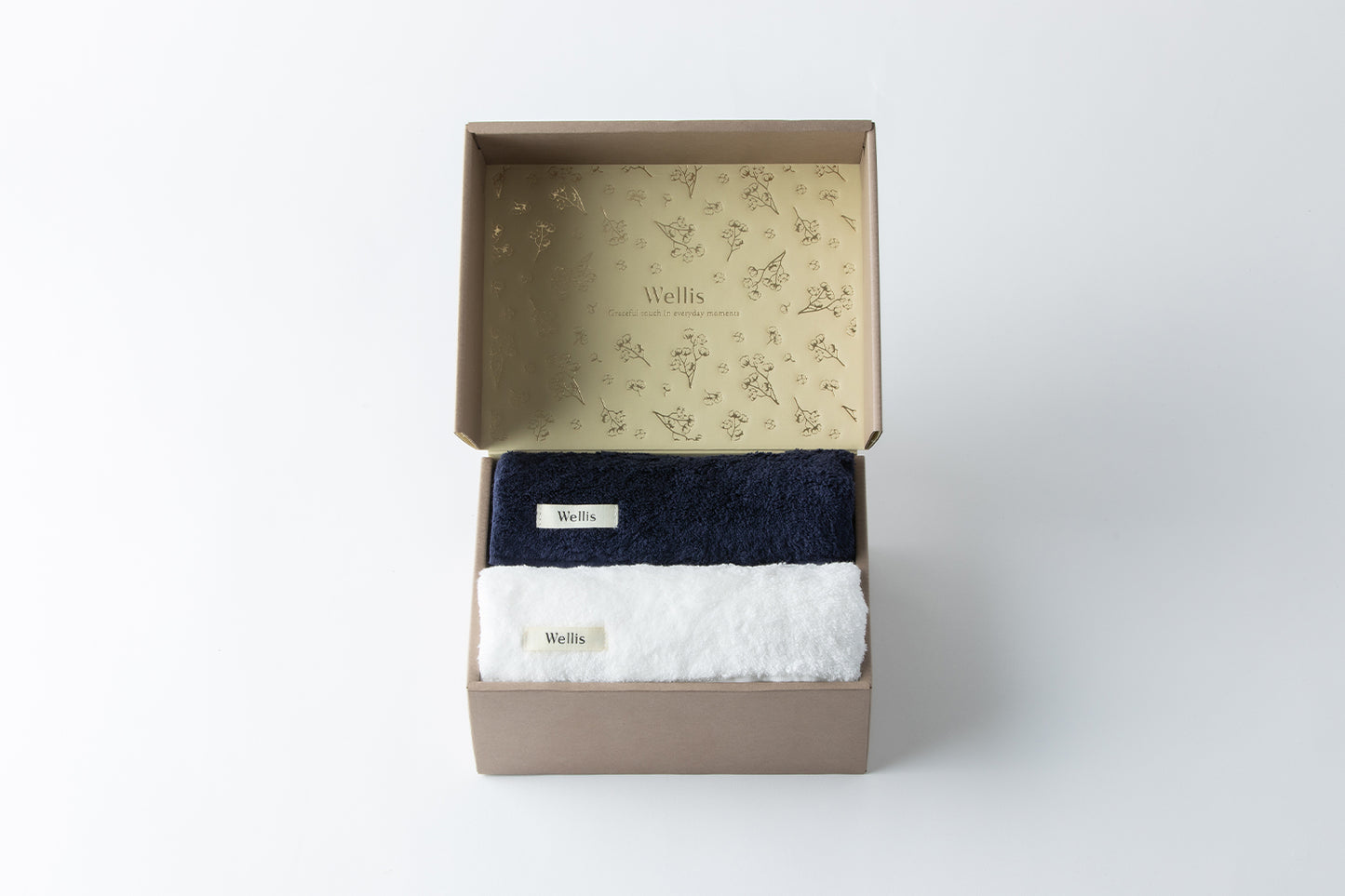 Wellis Sustainable cotton Face towel 2-pieces Gift