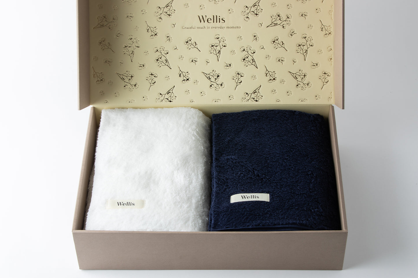 Wellis Premium organic Blanket 2-pieces Gift