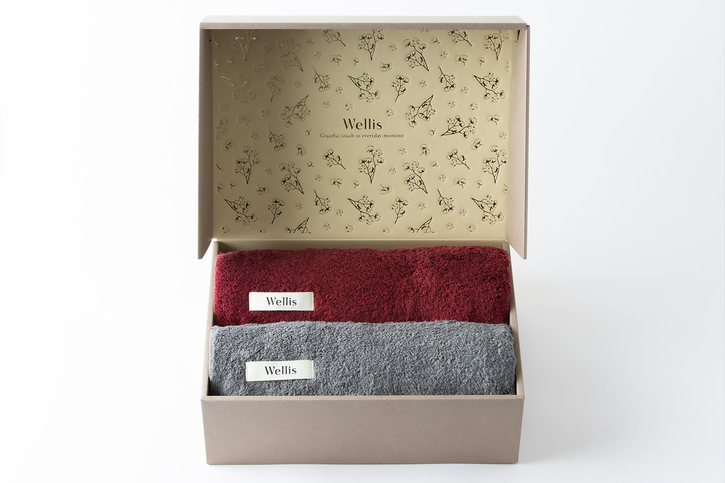 Wellis Sustainable cotton Bath Towel 2-pieces Gift