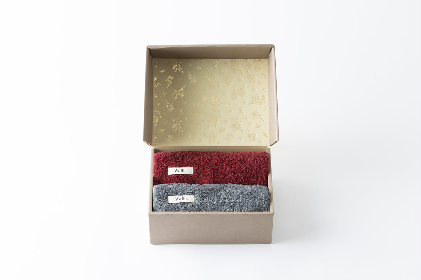 Wellis Sustainable cotton Face towel 2-pieces Gift