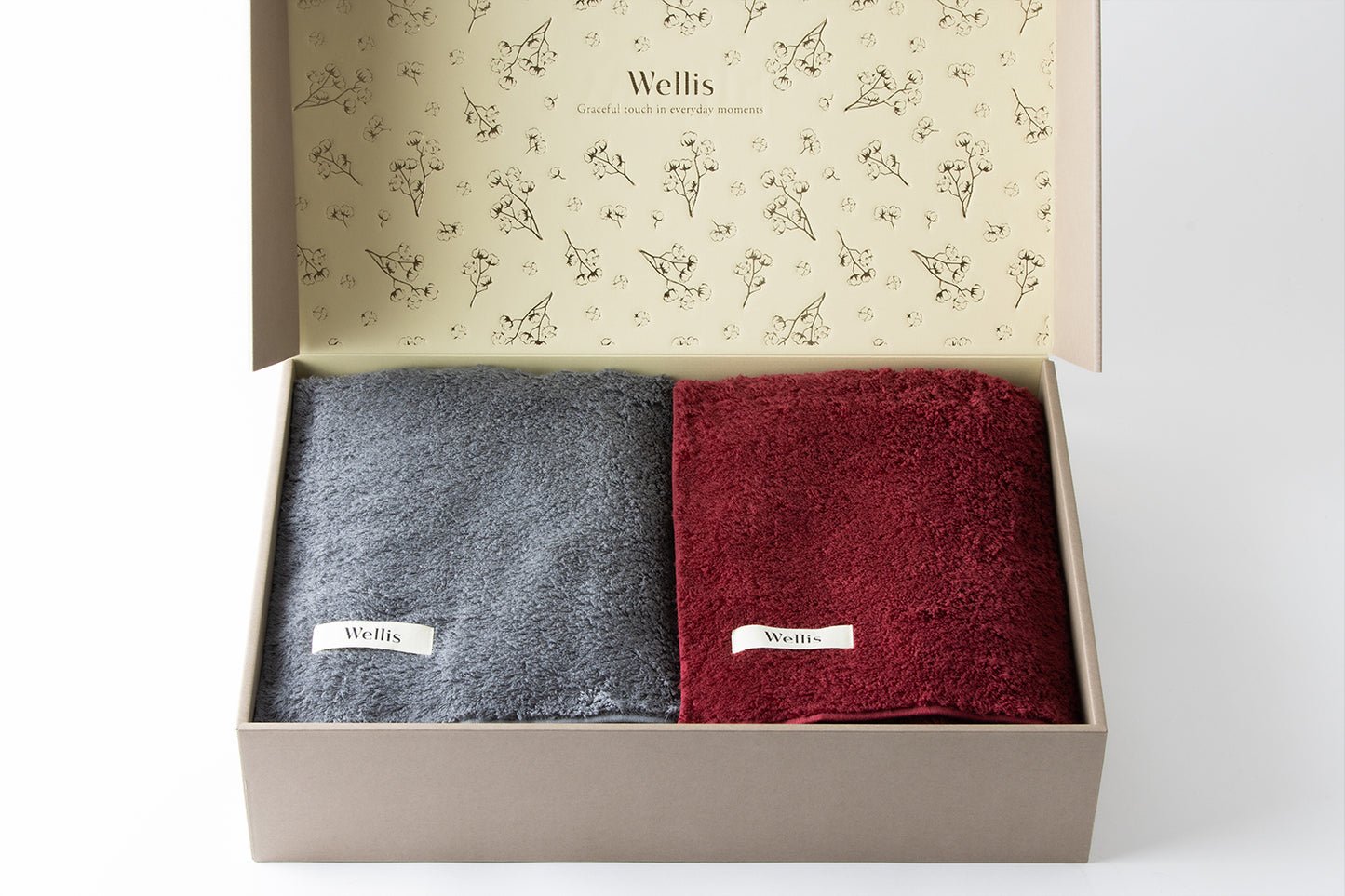 Wellis Premium organic Blanket 2-pieces Gift