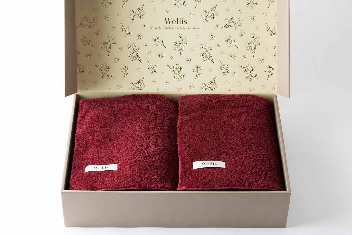 Wellis Premium organic Blanket 2-pieces Gift