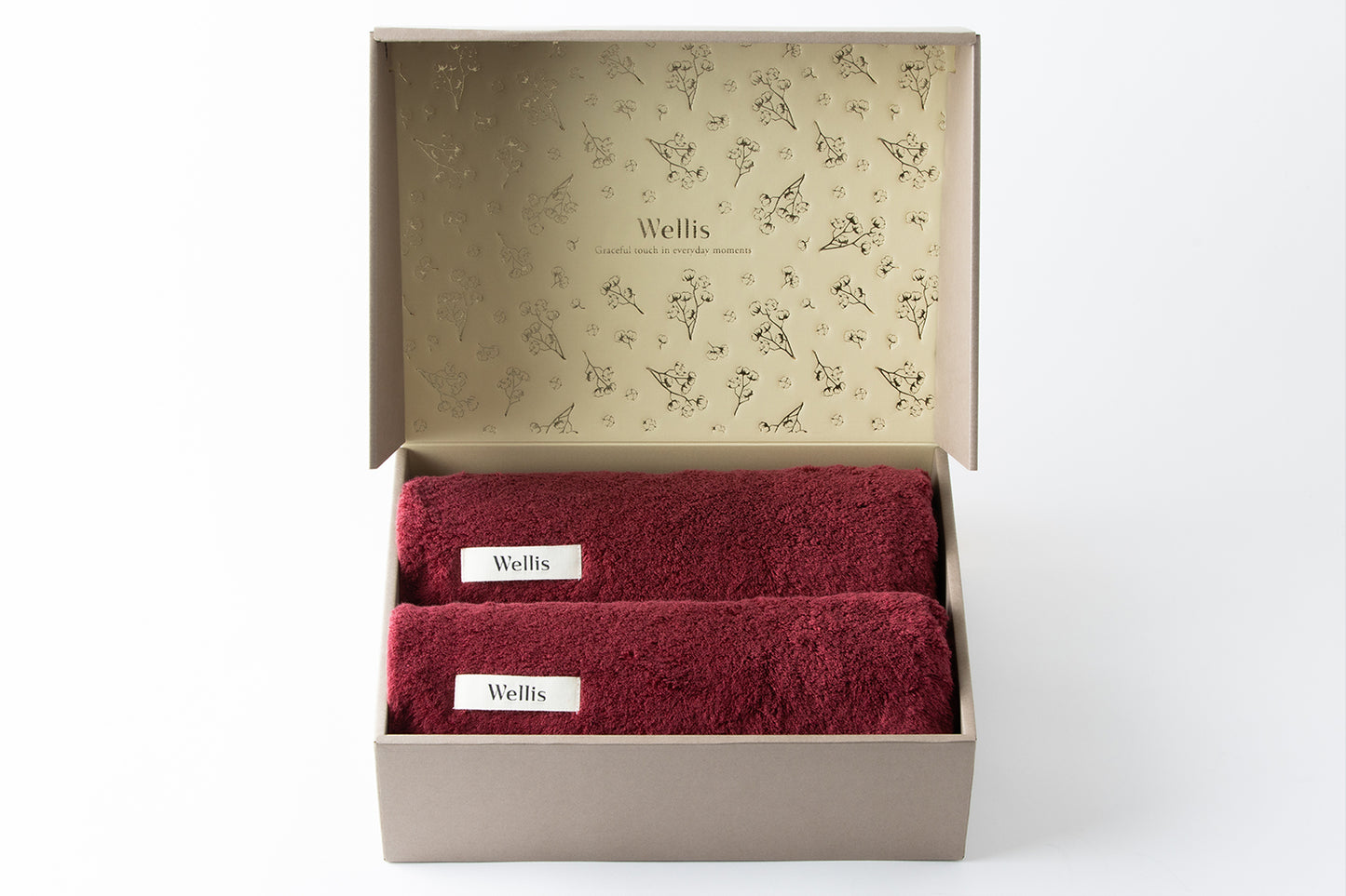 Wellis Sustainable cotton Bath Towel 2-pieces Gift