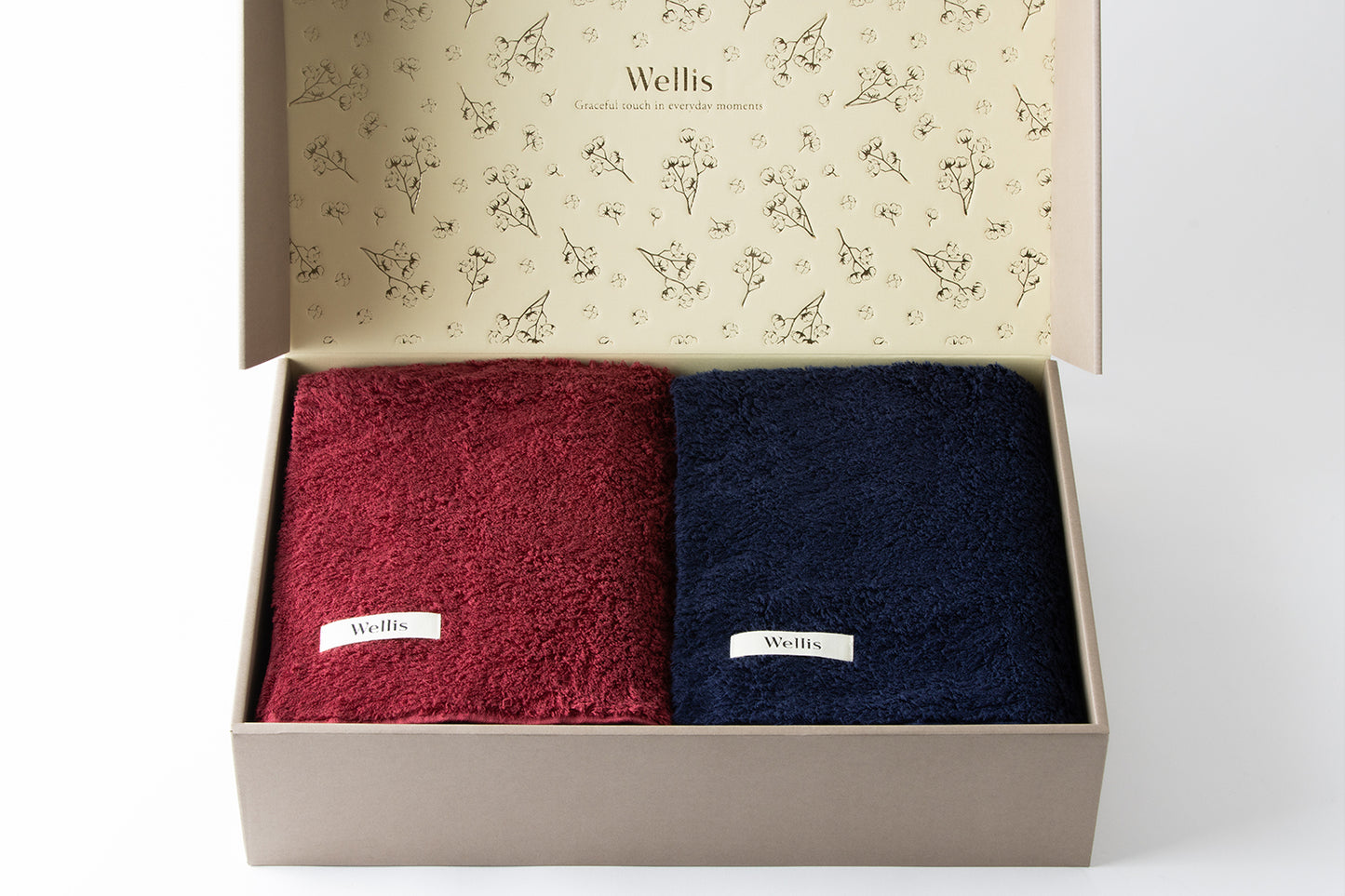 Wellis Premium organic Blanket 2-pieces Gift