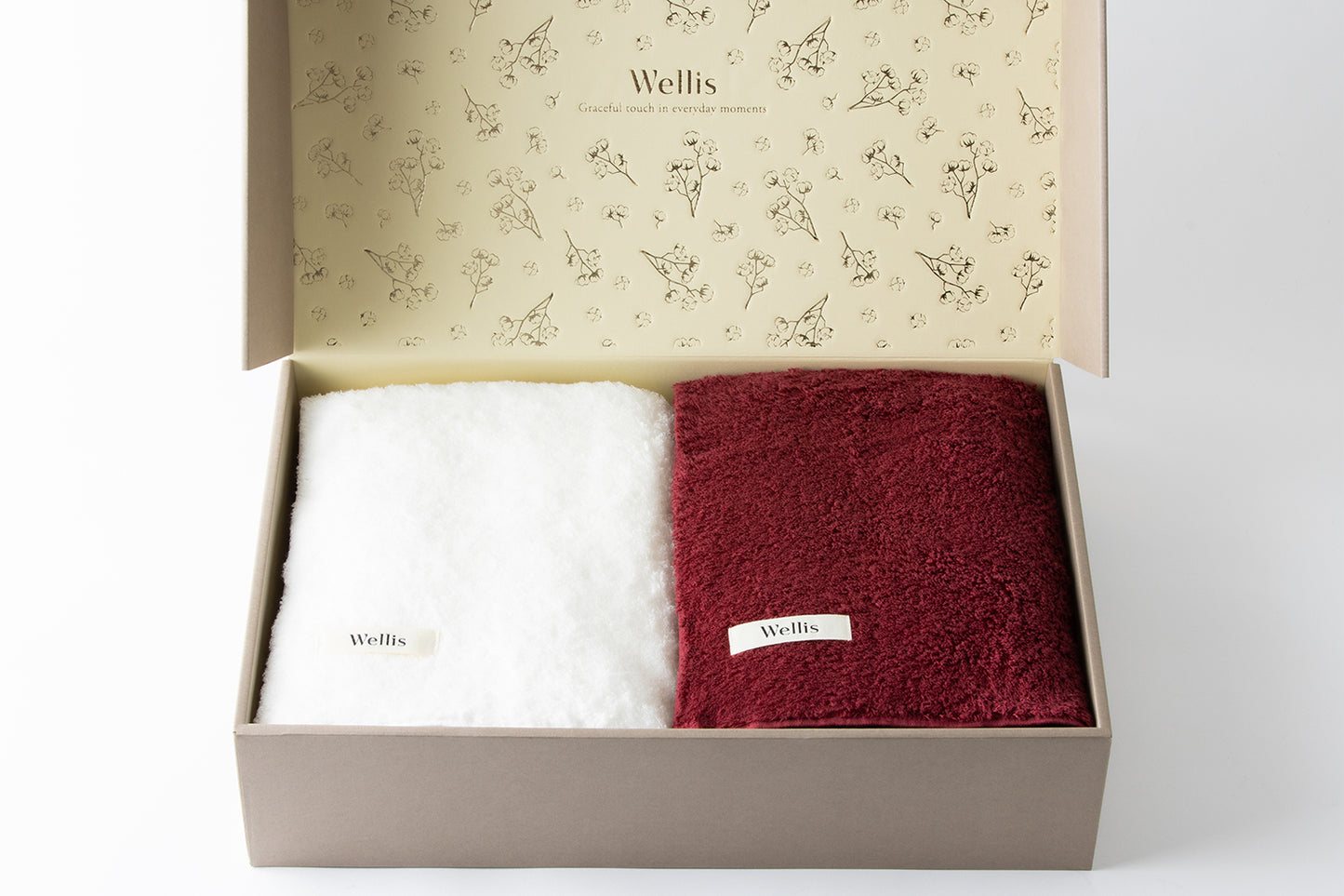 Wellis Premium organic Blanket 2-pieces Gift