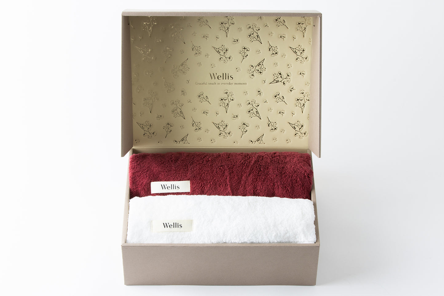 Wellis Sustainable cotton Bath Towel 2-pieces Gift
