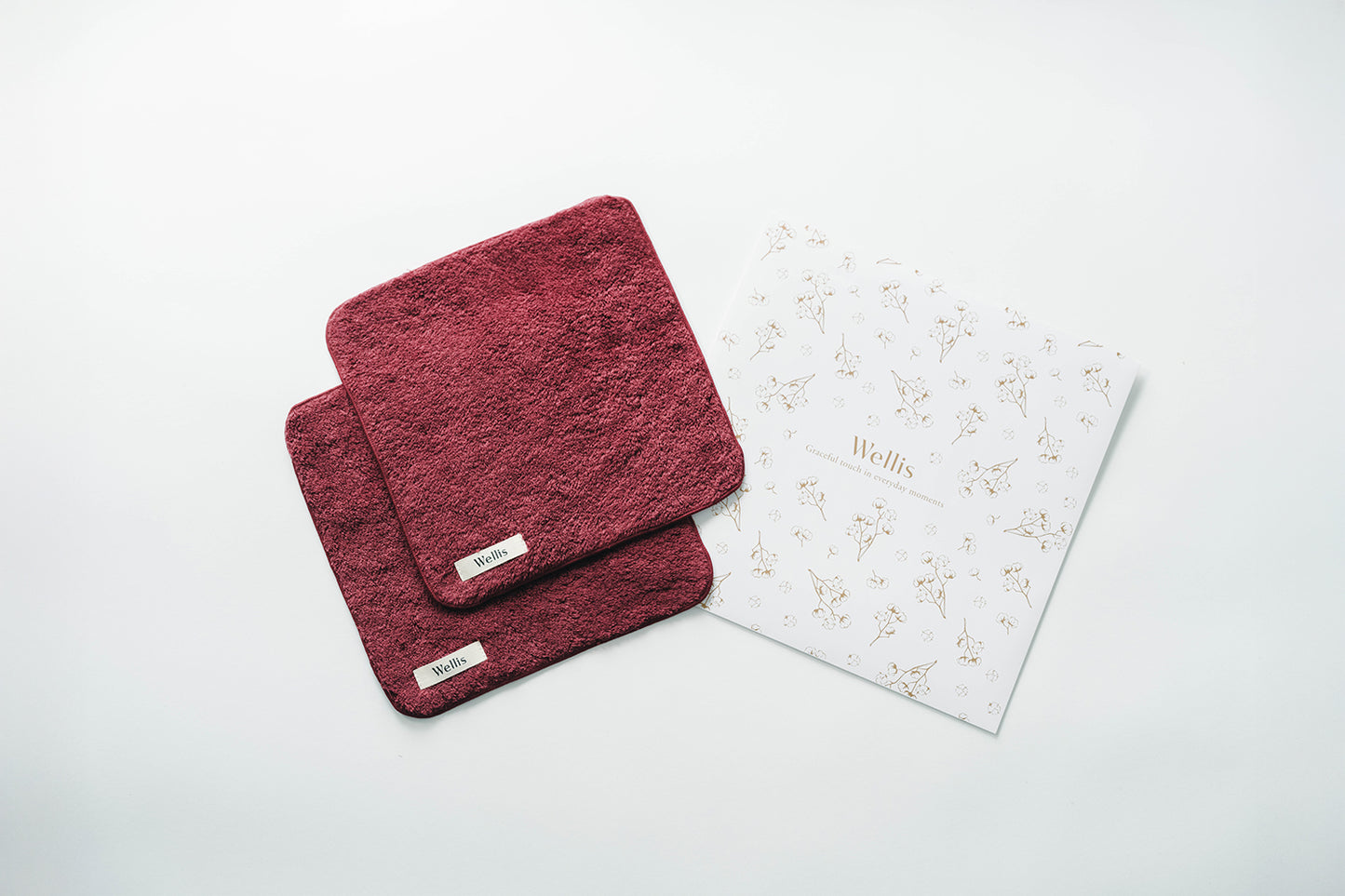 Wellis Sustainable cotton Towel handkerchief 2-pieces Gift