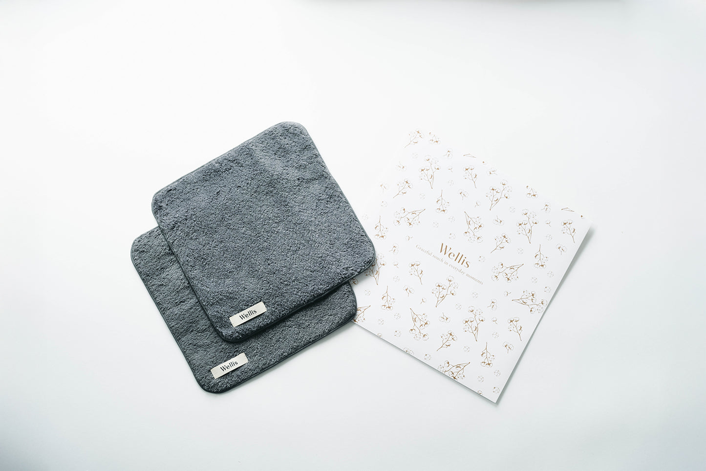 Wellis Sustainable cotton Towel handkerchief 2-pieces Gift