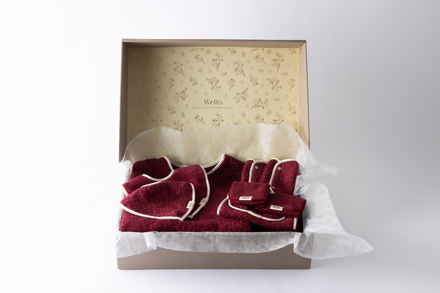 Wellis BABY Mommy's Box Gray マミータオル グレー Wellis BABY Mommy's Box