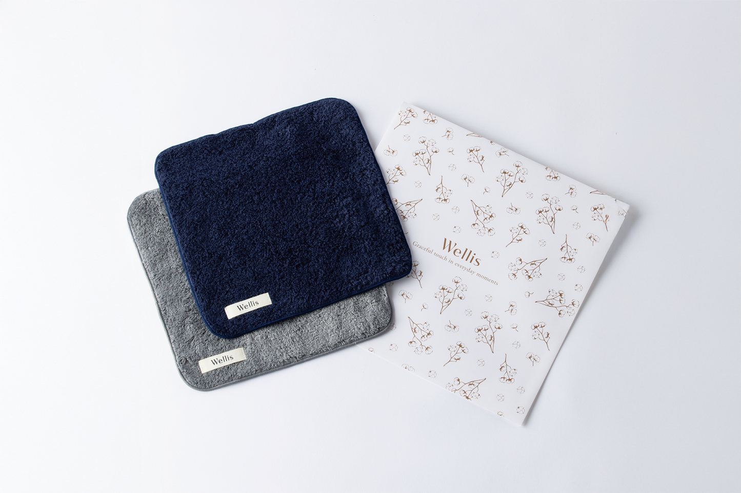 Wellis Sustainable cotton Towel handkerchief 2-pieces Gift