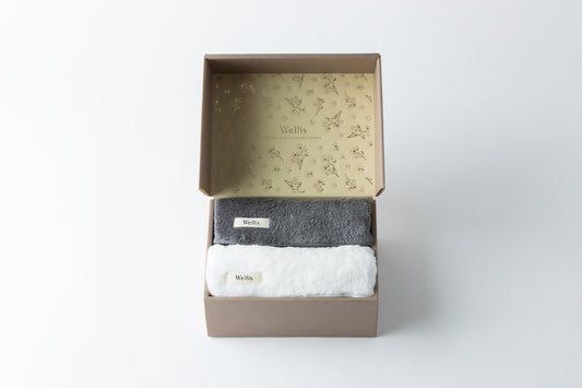 Wellis Sustainable cotton Face towel 2-pieces Gift