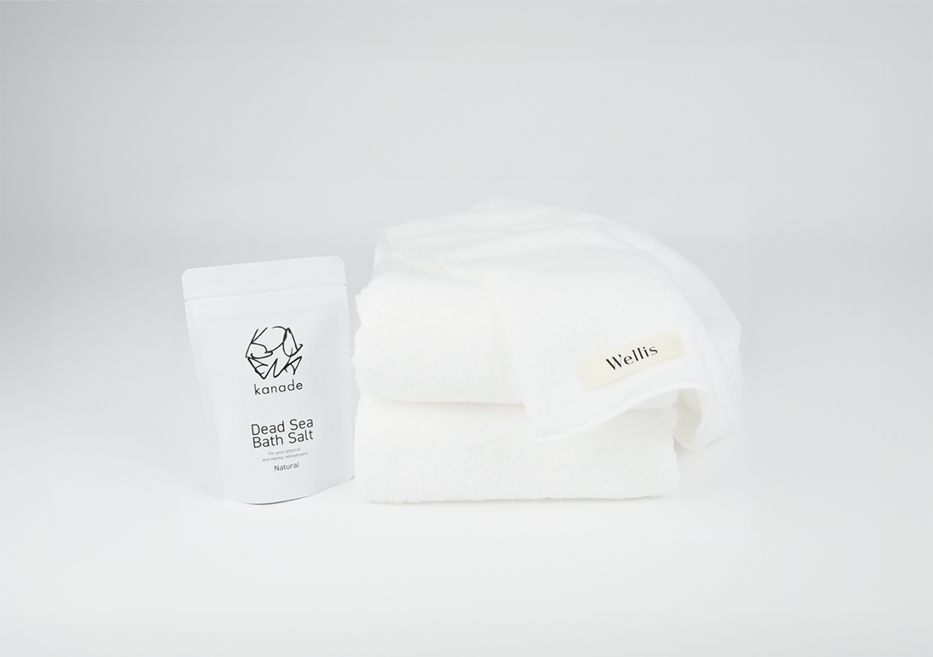 Bath Towel＋bath salt Natural 150g