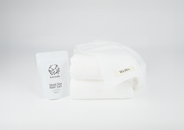 Bath Towel＋bath salt Natural 150g