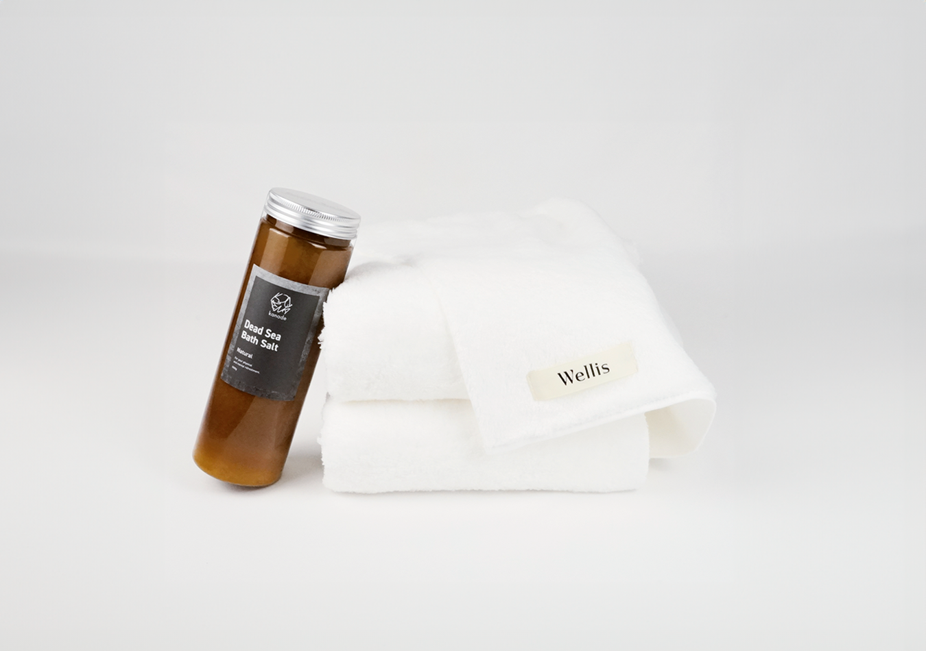 Bath Towel＋bath salt Natural 500g