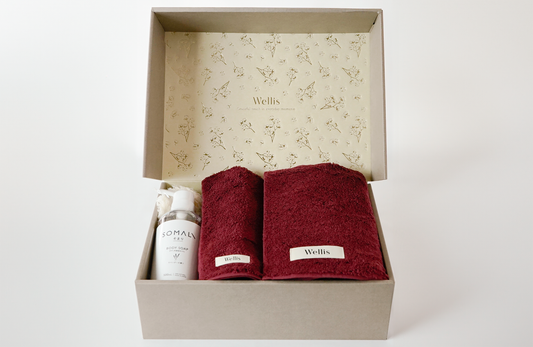 Bath Towel・Face Towel＋ボディ用液体石けん（ラベンダー）